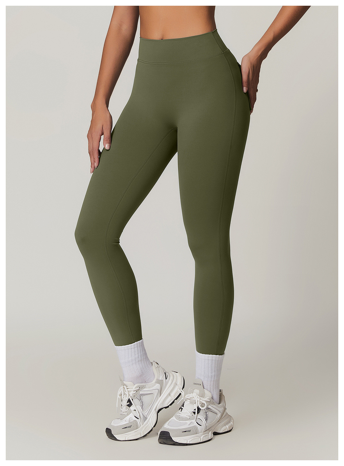 Yoga pants in high stretch fabric