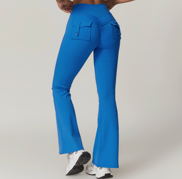 Custom Scrunch Butt Leggings| Yoga Pants Custom Logo Palazzo Pants Women Wide Leg Pants For Women