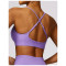 Custom sports bra cross | High quality clothing lace-up sports bra cross back open back yoga bra