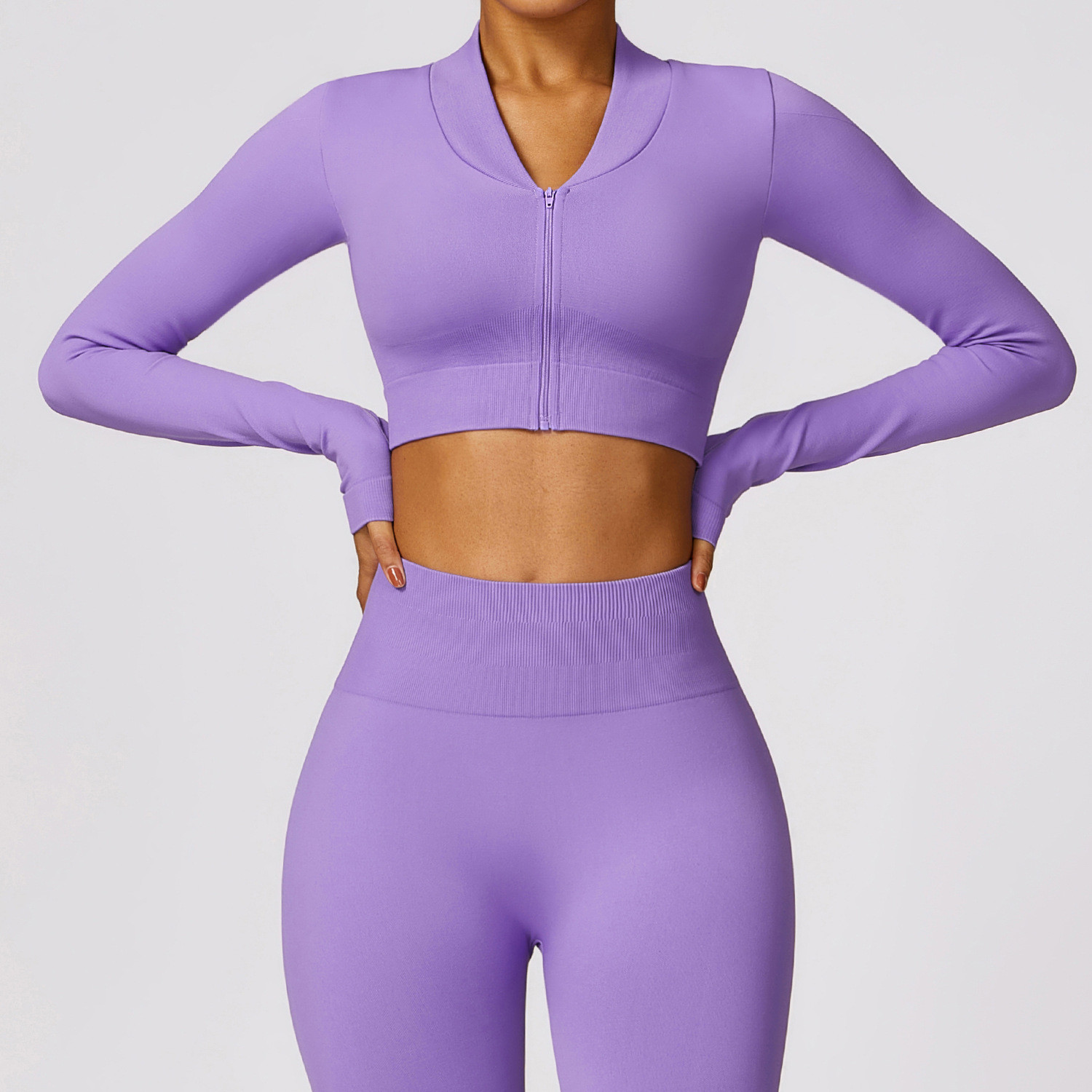 long sleeve yoga jacket