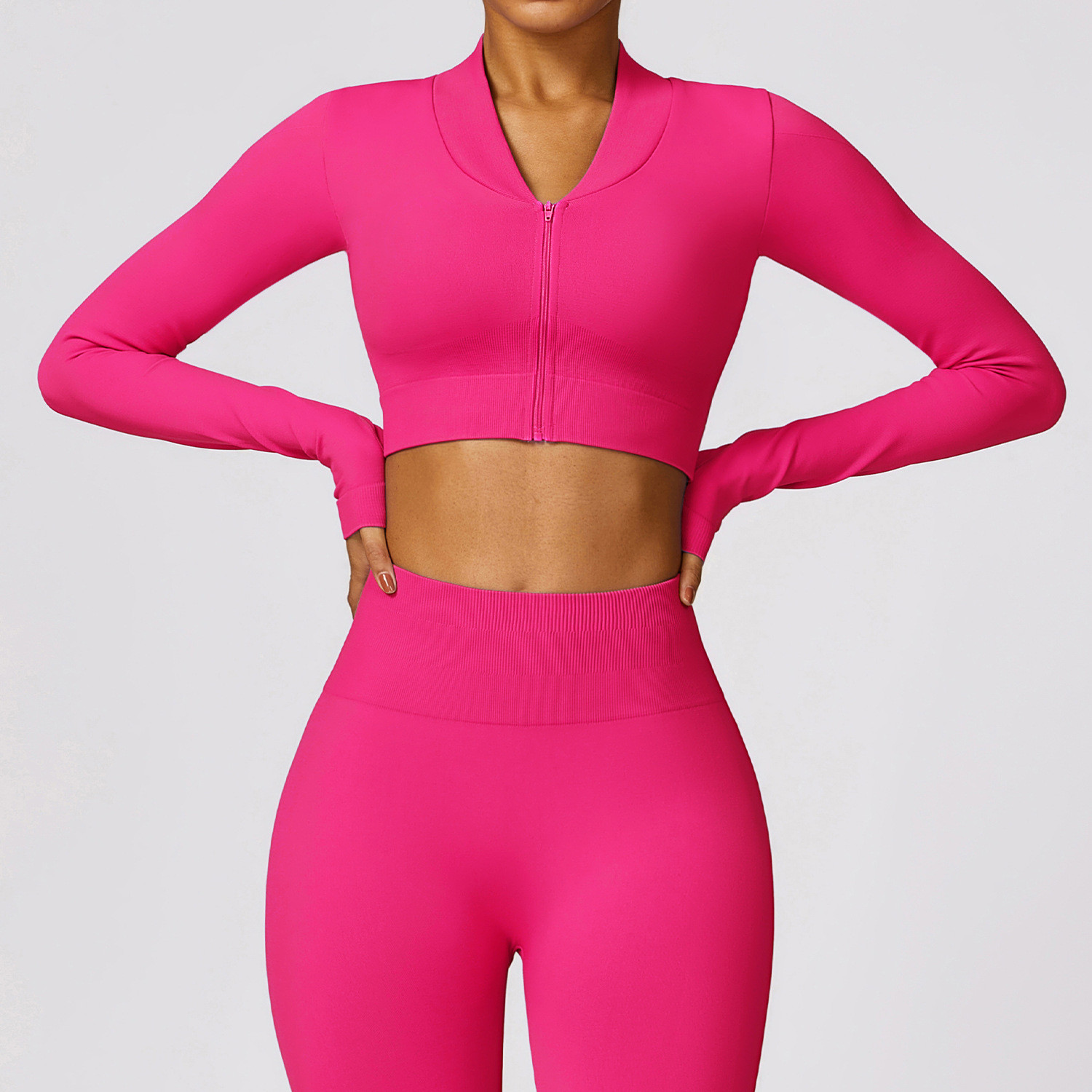 long sleeve yoga jacket