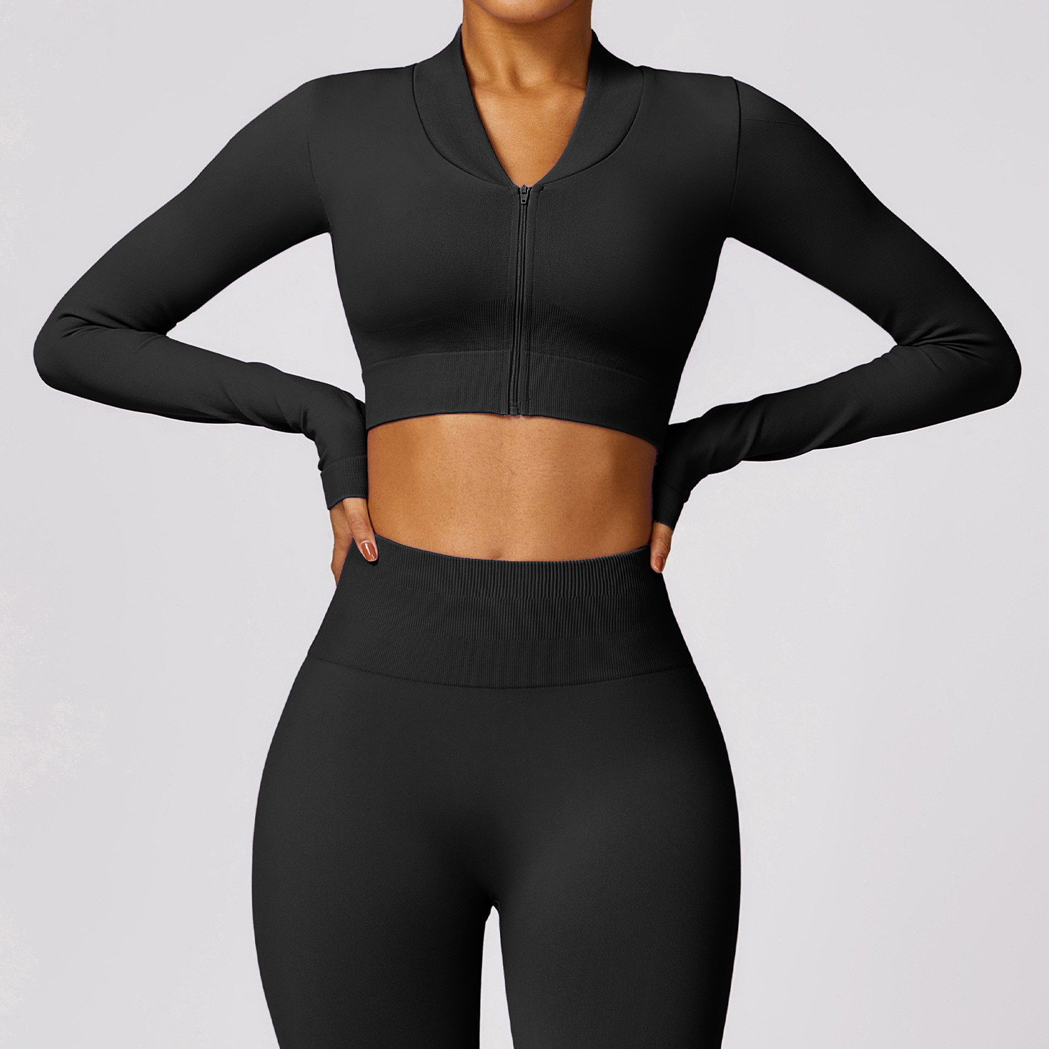 long sleeve yoga jacket