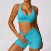 Custom high-waist yoga shorts |Customized Lightweight Biker Shorts Pant Seamless Yoga