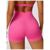 Custom women yoga shorts gym |2024 Woman  Yoga Shorts New Belly Tightening Lifting Yoga Shorts Soft