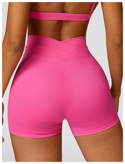 Custom women yoga shorts gym |2024 Woman  Yoga Shorts New Belly Tightening Lifting Yoga Shorts Soft