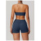 Custom halterneck sports bra |Halterneck tight back bra with chest pad outdoor sports yoga wear