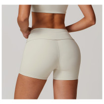 Custom solid yoga shorts |2025 New Style Flowy Running Yoga Shorts Yoga Leggings Shorts Summer