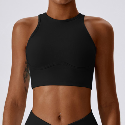 Custom halter neck sports bra | Custom Colors Lightweight Women Nylon Spandex Sports Bra