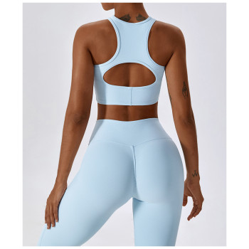 Custom halter neck sports bra | Custom Colors Lightweight Women Nylon Spandex Sports Bra