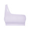 Custom one shoulder sports bra | Fitness yoga support sports bra fixed cup vest sports bra