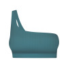 Custom one shoulder sports bra | Fitness yoga support sports bra fixed cup vest sports bra