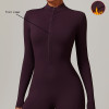 OEM/ODM AOLA winter jumpsuit Ladies One Piece Jumpsuit For Women Zippier long sleeve jumpsuit