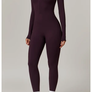 OEM/ODM AOLA winter jumpsuit Ladies One Piece Jumpsuit For Women Zippier long sleeve jumpsuit