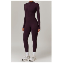 OEM/ODM AOLA winter jumpsuit Ladies One Piece Jumpsuit For Women Zippier long sleeve jumpsuit