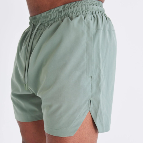 Custom Men's Sports Shorts| Custom high quality sports shorts green custom private logo