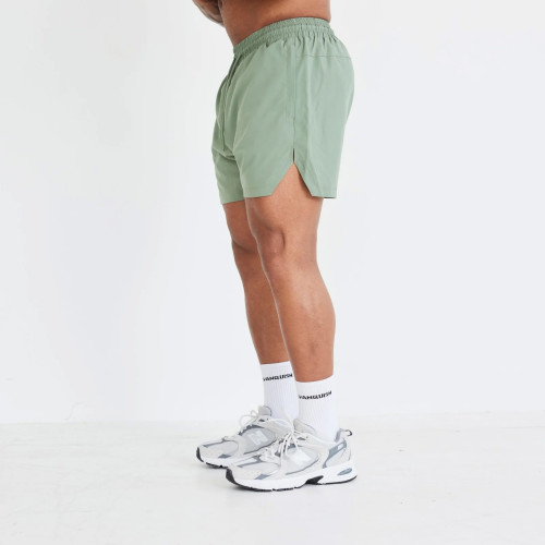 Custom Men's Sports Shorts| Custom high quality sports shorts green custom private logo