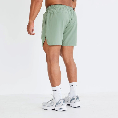 Custom Men's Sports Shorts| Custom high quality sports shorts green custom private logo