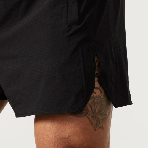 Custom sports shorts | Supply custom private label black quick-drying fabric sports shorts