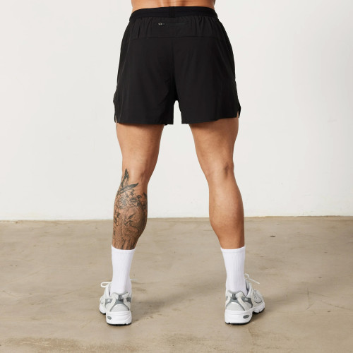 Custom sports shorts | Supply custom private label black quick-drying fabric sports shorts