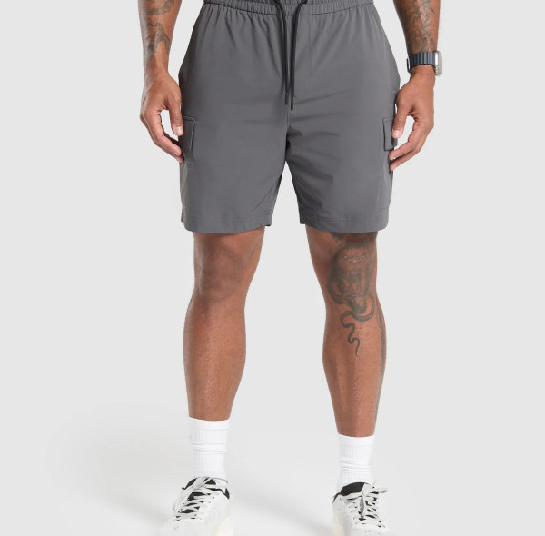 Custom Nylon Spandex Fabric Shorts | Wholesale Men's Gym Shorts Custom Fabric Logo