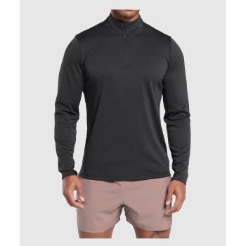 Custom fitness long sleeves | Factory Custom Printed Logo Fitness Quick Dry Men's Long Sleeve