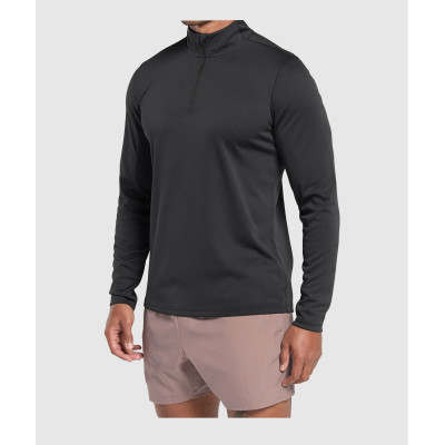 Custom fitness long sleeves | Factory Custom Printed Logo Fitness Quick Dry Men's Long Sleeve