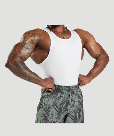 Custom Men＇s Fitness Tank Tops | Wholesale Custom Sleeveless Tank Tops Mens Fitness OEM Logo Gym Men