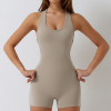Fitness Apparel Factory | Women's summer sleeveless one-piece fitness clothing factory wholesale