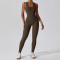 Custom Activewear Wholesale | Women's sleeveless bodysuit fitness yogawear factory wholesale