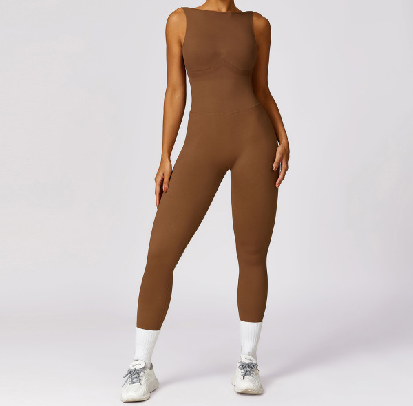 Custom Activewear | Factory Custom Women Seamless Yoga Bodysuit Custom Color Fabric Logo