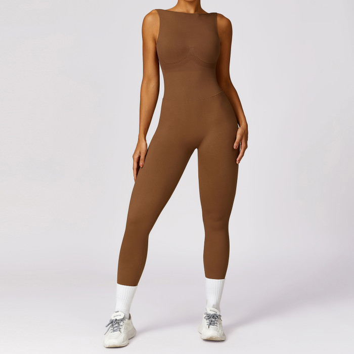 Custom Activewear | Factory Custom Women Seamless Yoga Bodysuit Custom Color Fabric Logo