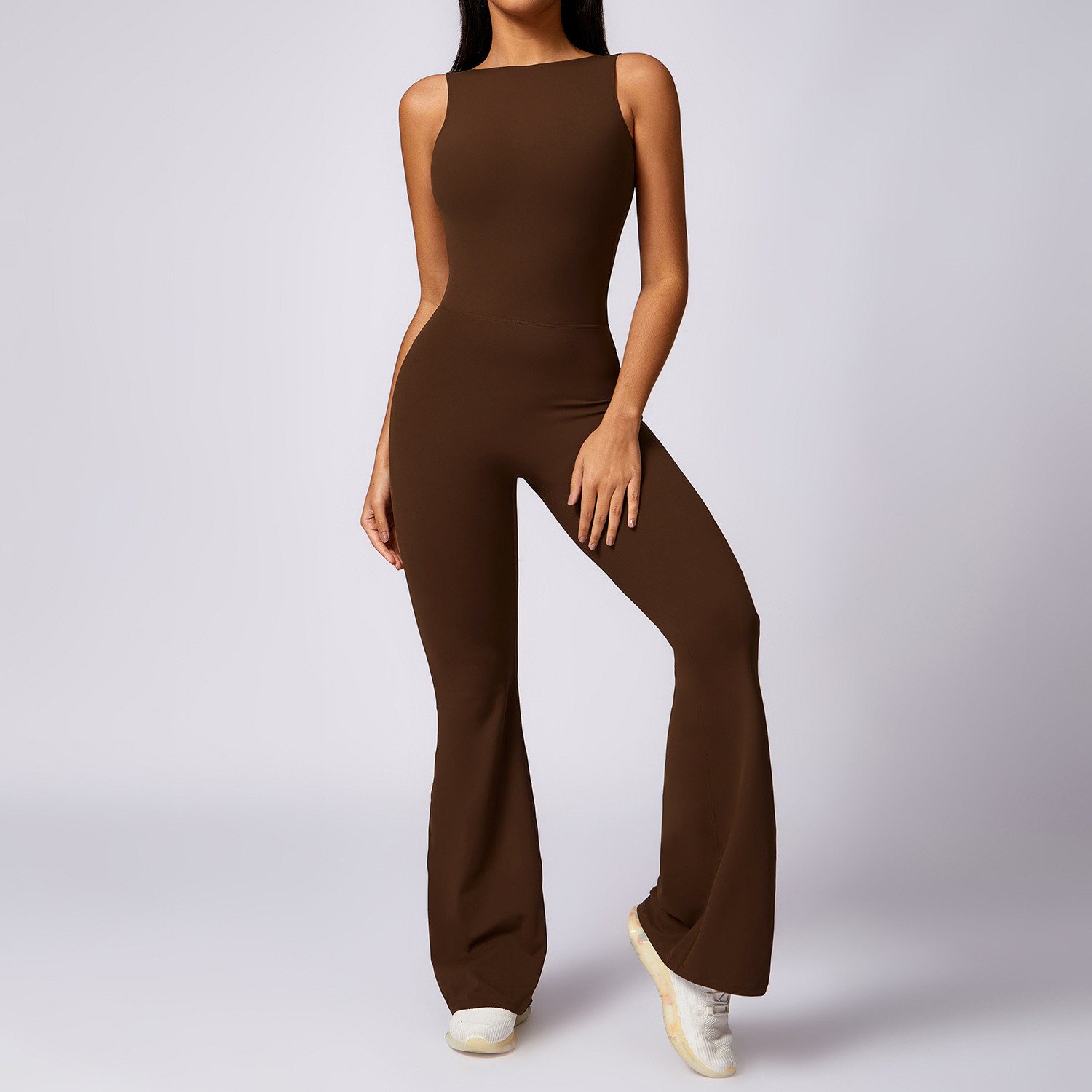 custom brown jumpsuits