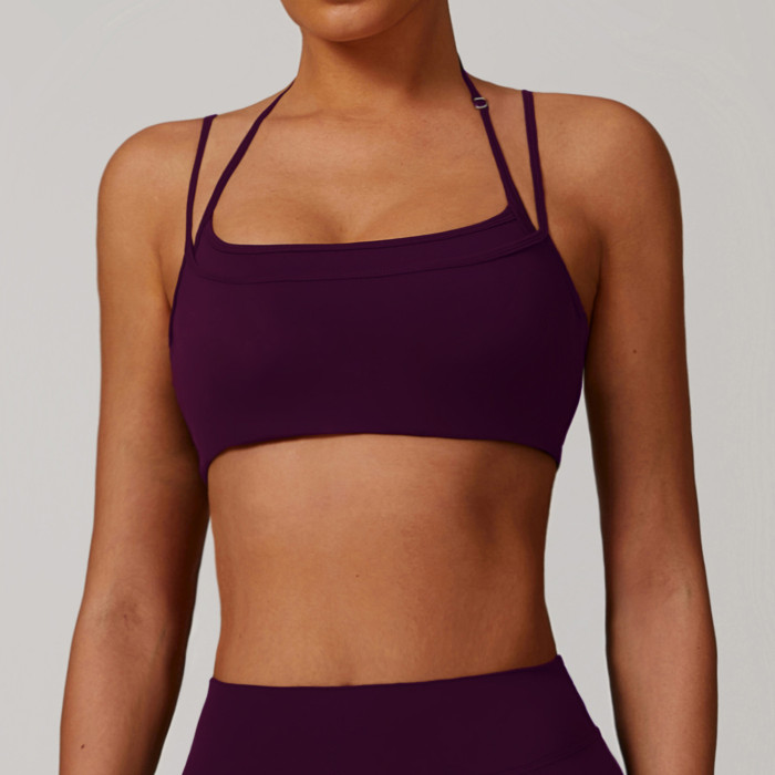 Sports Bra  Manufacturer | Sexy women summer bra custom logo fabric Nylon Spandex