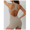 Fitness Apparel Factory | Women's summer sleeveless one-piece fitness clothing factory wholesale