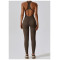 Custom Activewear Wholesale | Women's sleeveless bodysuit fitness yogawear factory wholesale