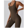 Custom Activewear Wholesale | Women's sleeveless bodysuit fitness yogawear factory wholesale