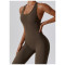 Custom Activewear Wholesale | Women's sleeveless bodysuit fitness yogawear factory wholesale