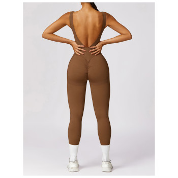 Custom Activewear | Factory Custom Women Seamless Yoga Bodysuit Custom Color Fabric Logo