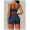 Custom Sports Bra Manufacturer | Custom solid color sports bra hot stamping process wholesale