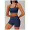 Custom Sports Bra Manufacturer | Custom solid color sports bra hot stamping process wholesale