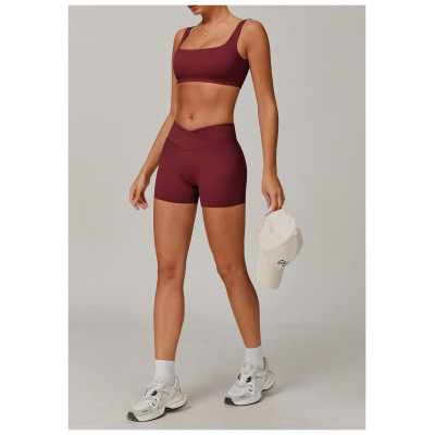 Custom Sports Bra Producers | Custom solid color sports bra sexy fitness sleeveless women bra