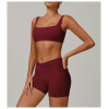 Custom Sports Bra Producers | Custom solid color sports bra sexy fitness sleeveless women bra