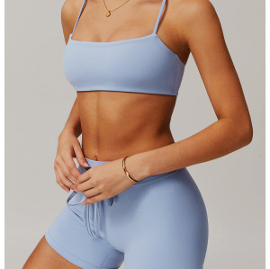 Custom Sports Bra Factory | Custom Yoga Bra Thin Straps Custom Logo Private Label Quick Dry