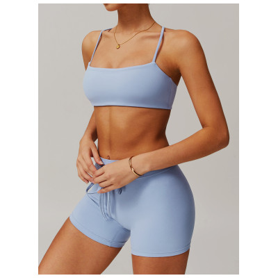 Custom Sports Bra Factory | Custom Yoga Bra Thin Straps Custom Logo Private Label Quick Dry