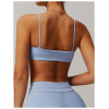 Custom Sports Bra Factory | Custom Yoga Bra Thin Straps Custom Logo Private Label Quick Dry