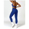 Custom sports bra| High Quality Gym Sports Bra And Shorts Set Yoga Wide Waistband Sports Shorts