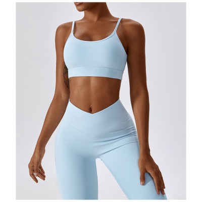 Custom Seamless Yoga Leggings | Custom Blank Fitness Yoga Sets and Leggings Running Sports Bra