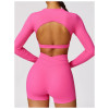 Custom Seamless Yoga Leggings | Women's Tights Custom Logo Seamless Yoga Shorts Yoga Set