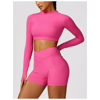 Custom Seamless Yoga Leggings | Women's Tights Custom Logo Seamless Yoga Shorts Yoga Set