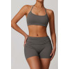 Custom Yoga Scrunch Shorts | Custom Private Label YogaWear Quick Dry Running Sports Bra Seamless